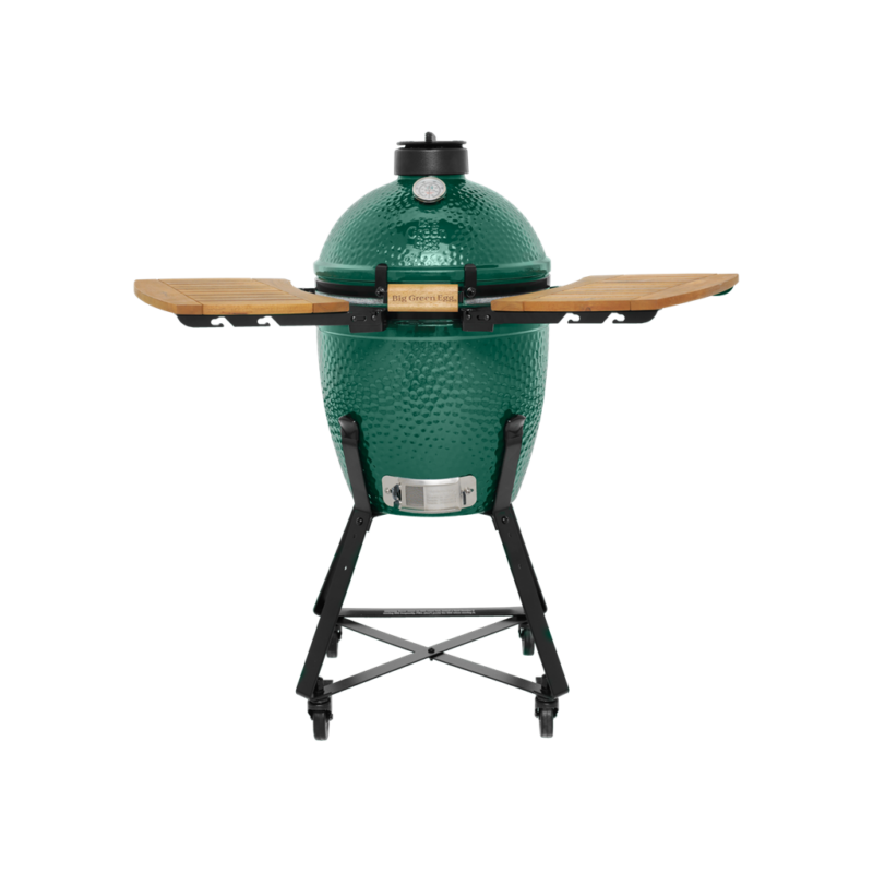SMALL BIG GREEN EGG СЪС СТОЙКА, МАСИЧКИ + подарък Керамичен конвектор
